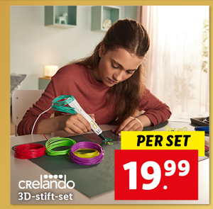 Crelando 3D-stift-set