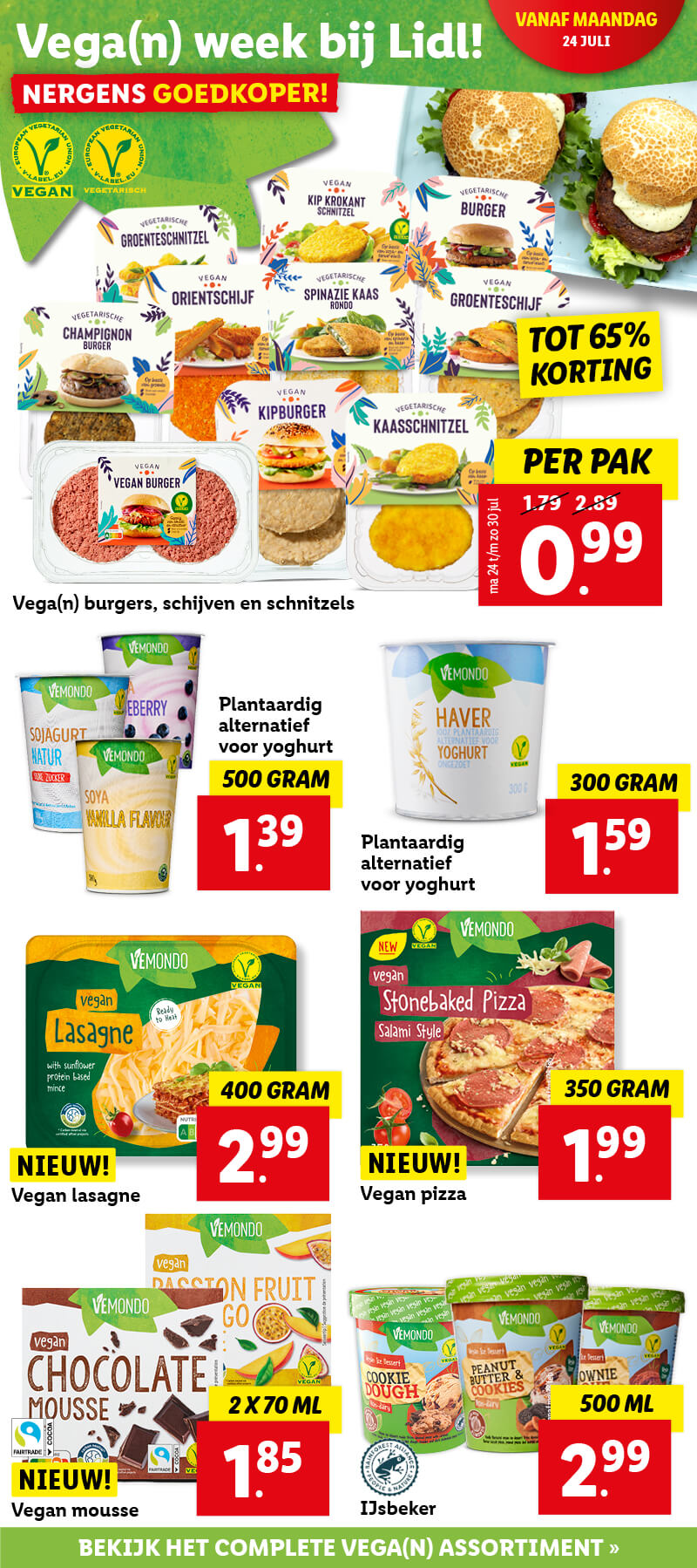 Vega(n) week bij Lidl