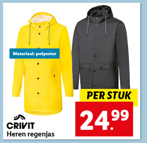 CRIVIT Heren Regenjas