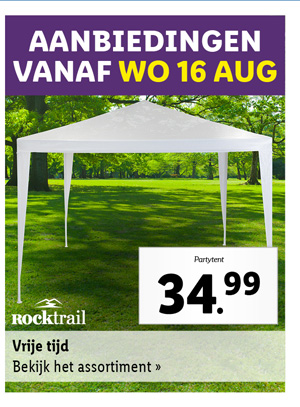 Bekijk alle aanbiedingen voor spullen in de vrije tijd vanaf woensdag 16 augustus