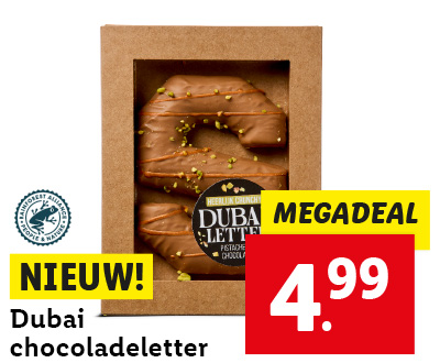 Dubai Chocoladeletter: 4.99