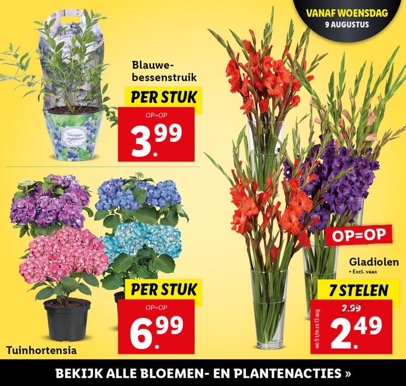 Bloemen- en plantenacties