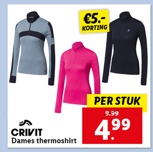 CRIVIT Dames thermoshirt