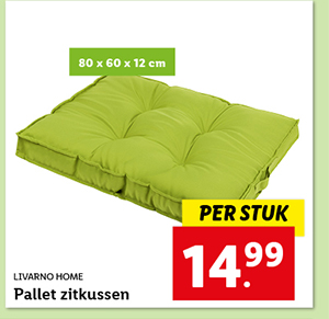 Livarno Home Pallet zitkussen