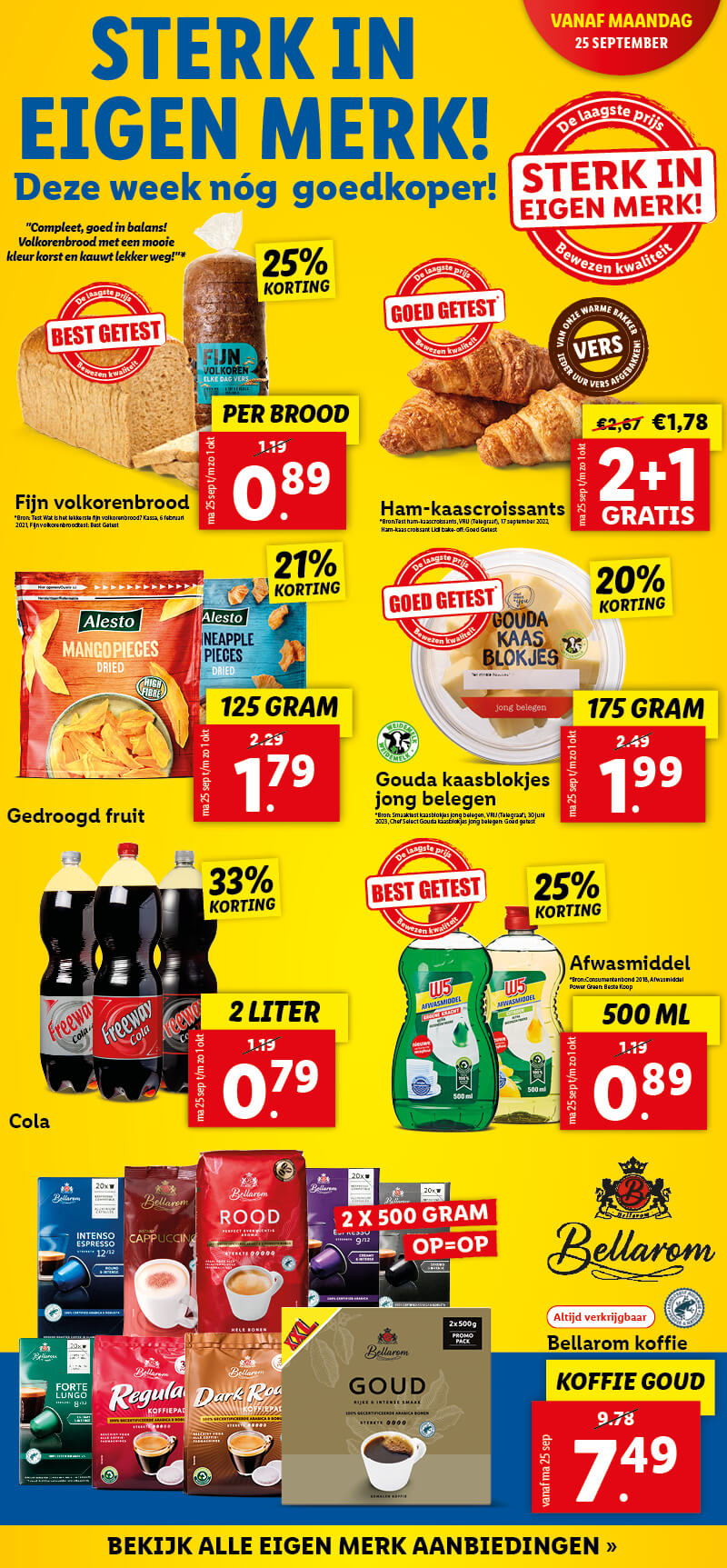 Sterk in eigen merk!