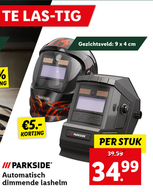 Parkside Automatische lashelm