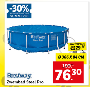 Bestway Zwembad Steel Pro Ø 366 x 84 cm