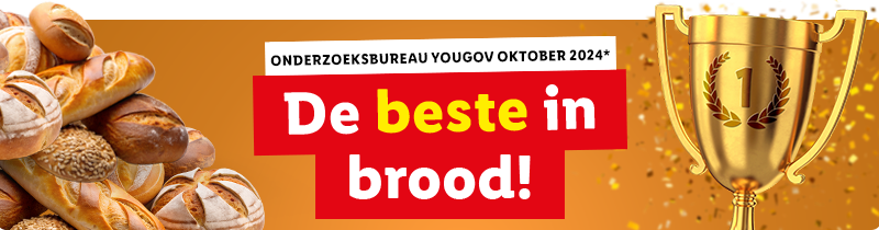 Lidl is de beste in brood!