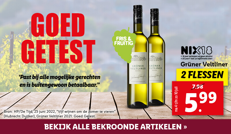 Goed getest Gruner Veltliner