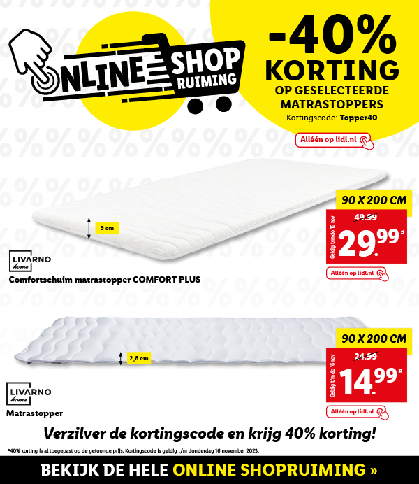Het is Shopruiming bij Lidl - veel korting op geselecteerde artikelen