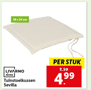 Livarno Home Tuinstoelkussen Sevilla