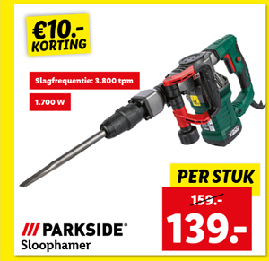 Parkside Sloophamer 1700 W