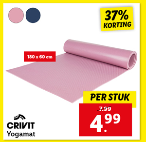 CRIVIT Yogamat 180 x 60 cm