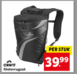 CRIVIT Motorrugzak of -achtertas