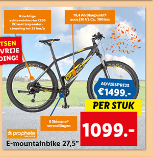 Prophete E-mountainbike 27,5 inch