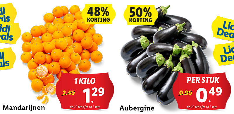 De supermarkt in groente en fruit