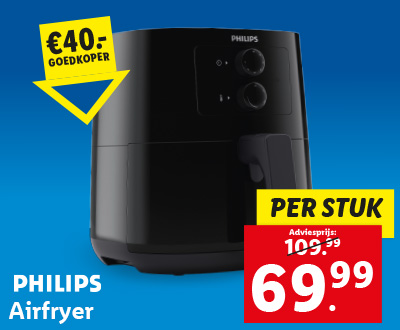 Philips airfryer nu 40 euro goedkoper