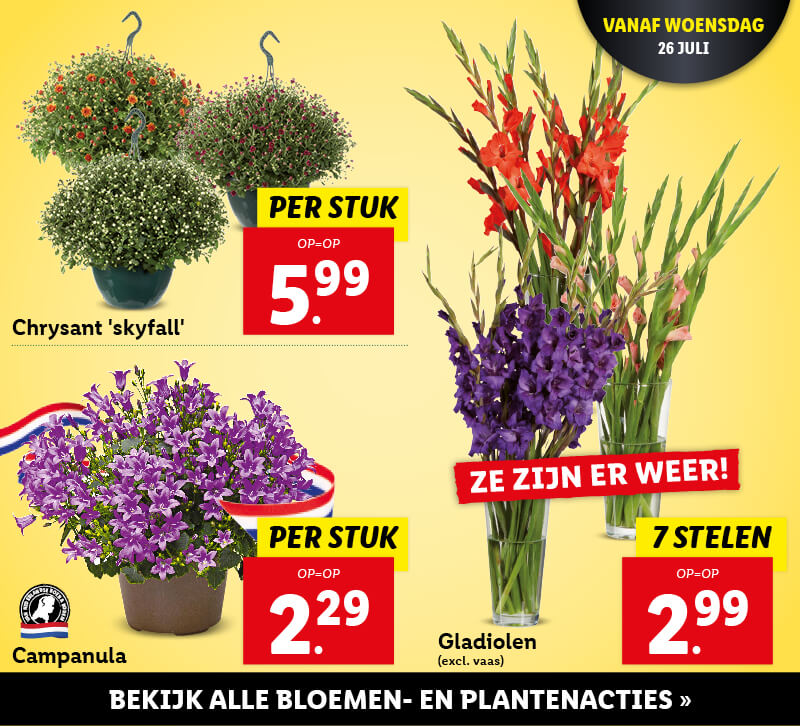 Bloemen- en plantenacties