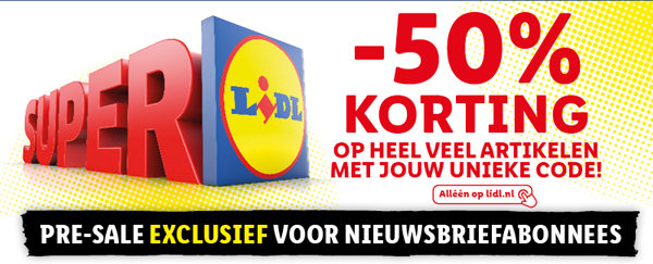 Het is Pre-sale SuperLidl op Lidl.nl! 
