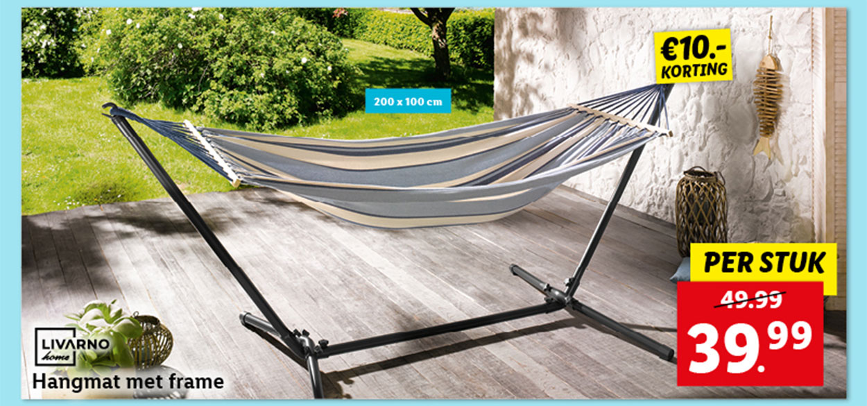 Livarno Home Hangmat met frame