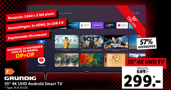 Grundig 4K UHD Smart TV 55 inch