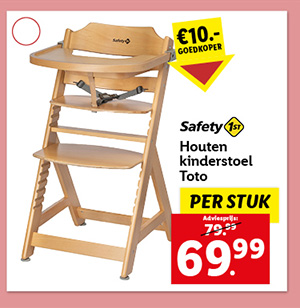 Safety 1st Houten kinderstoel Toto