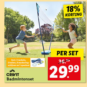 Crivit Badmintonset