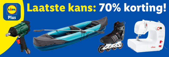 Laatste kans op 70% korting met je Lidl Plus account