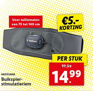 MEDISANA Buikspier-stimulatieriem