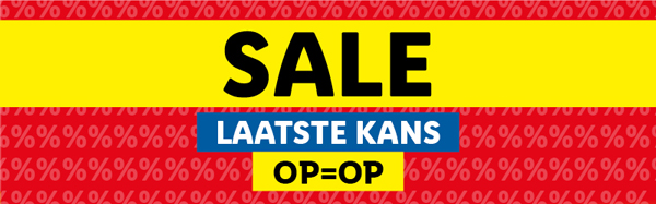 Bekijk alle SALE producten! Alleen online verkrijgbaar en op=op!