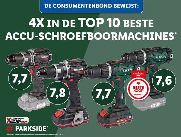 Ontdek de nieuwe Parkside-brochure met meer dan 130 artikelen!