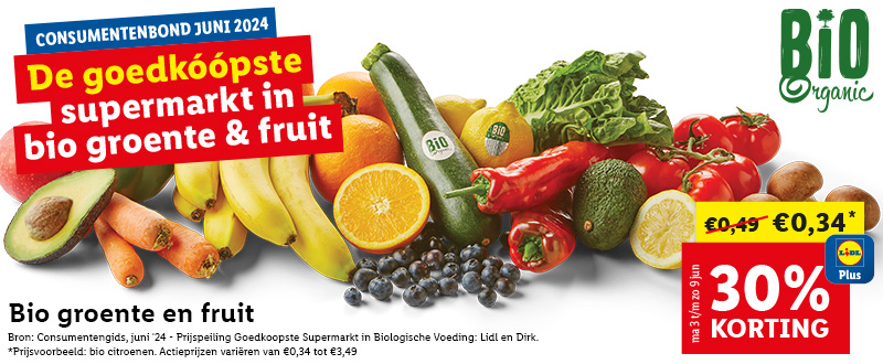 Bio groente en fruit