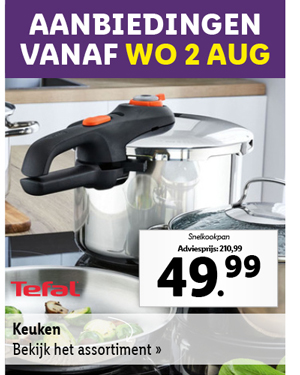Bekijk alle aanbiedingen voor keukenapparatuur vanaf woensdag 2 augustus