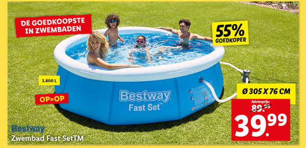 Bestway Fast Set™ zwembad Ø305 x 76 cm