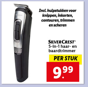 Silvercrest 5-in-1 haar- en baardtrimmer