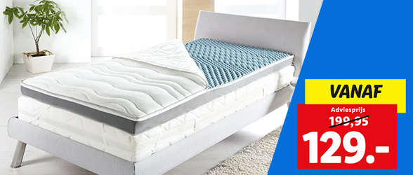 f.a.n. 7-zones koudschuim matrastopper BIG COMFORT PLUS