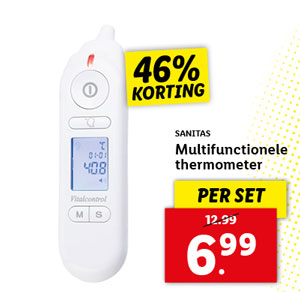 SANITAS Multifunctionele thermometer