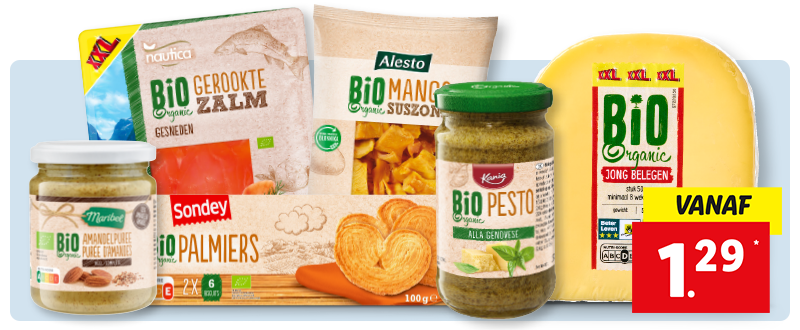 Bio Organic assortiment vanaf 1.29*
