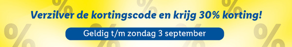 Bekijk alle producten met 30% korting online