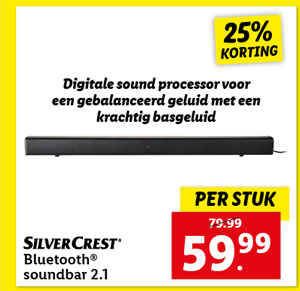 SILVERCREST® Bluetooth® soundbar 2.1