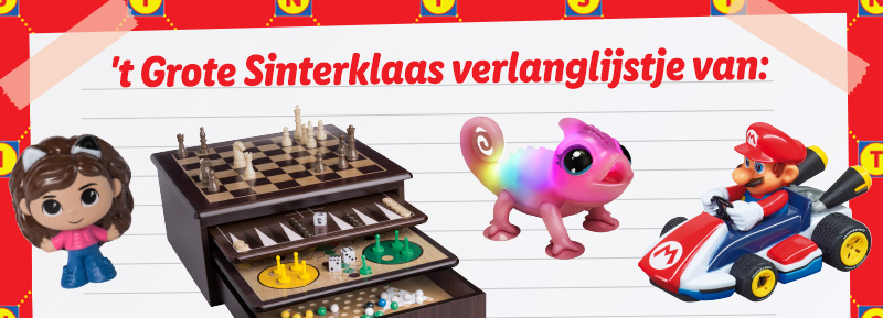 't Grote Sinterklaas verlanglijstje