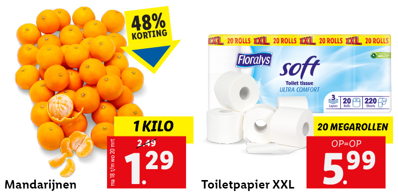 De supermarkt in groente en fruit