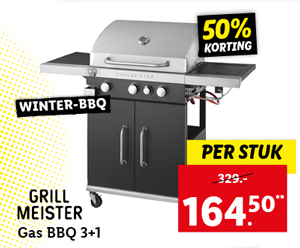 Grillmeister Gas BBQ 3+1