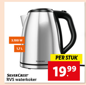 SILVERCREST® RVS waterkoker