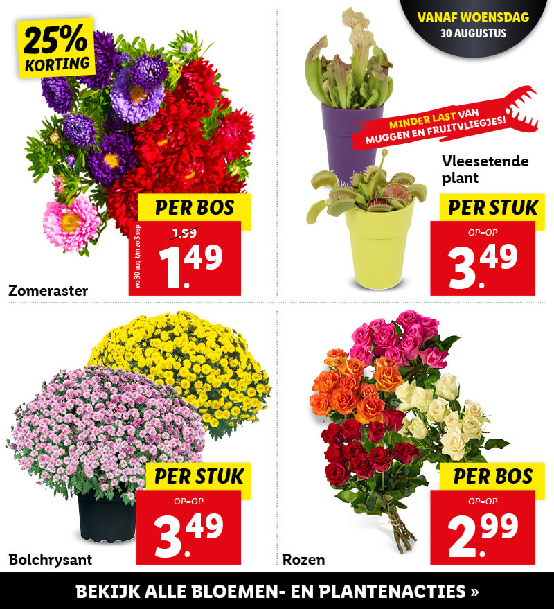 Bloemen- en plantenacties