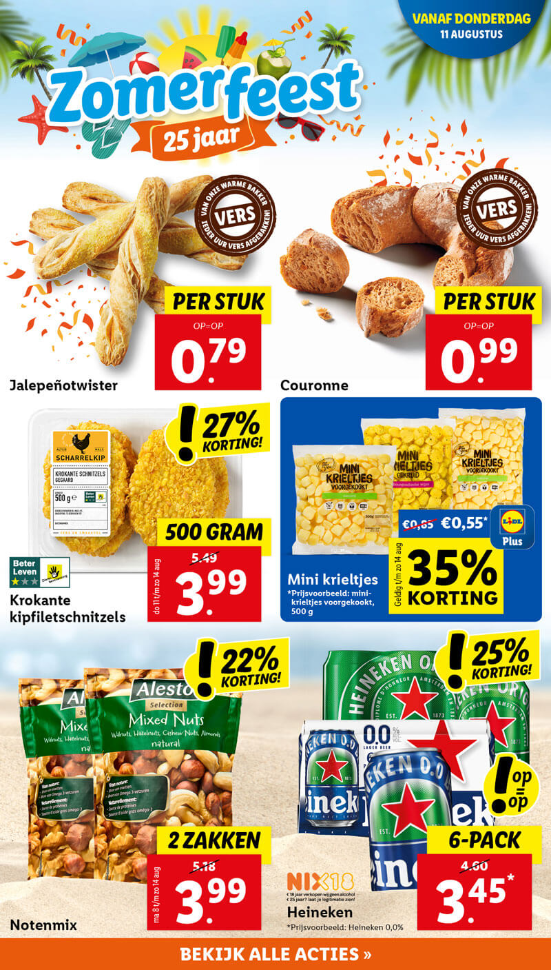 Zomerfeest weekaanbiedingen