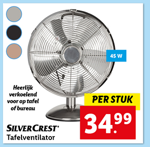 SILVERCREST Tafelventilator