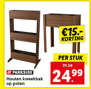 PARKSIDE Houten kweekbak op poten