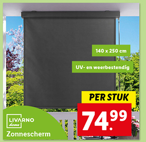 LIVARNO HOME Verticale zonwering 140 x 250 cm
