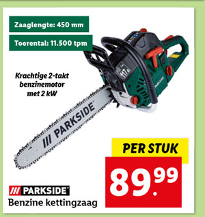 Parkside Benzine kettingzaag